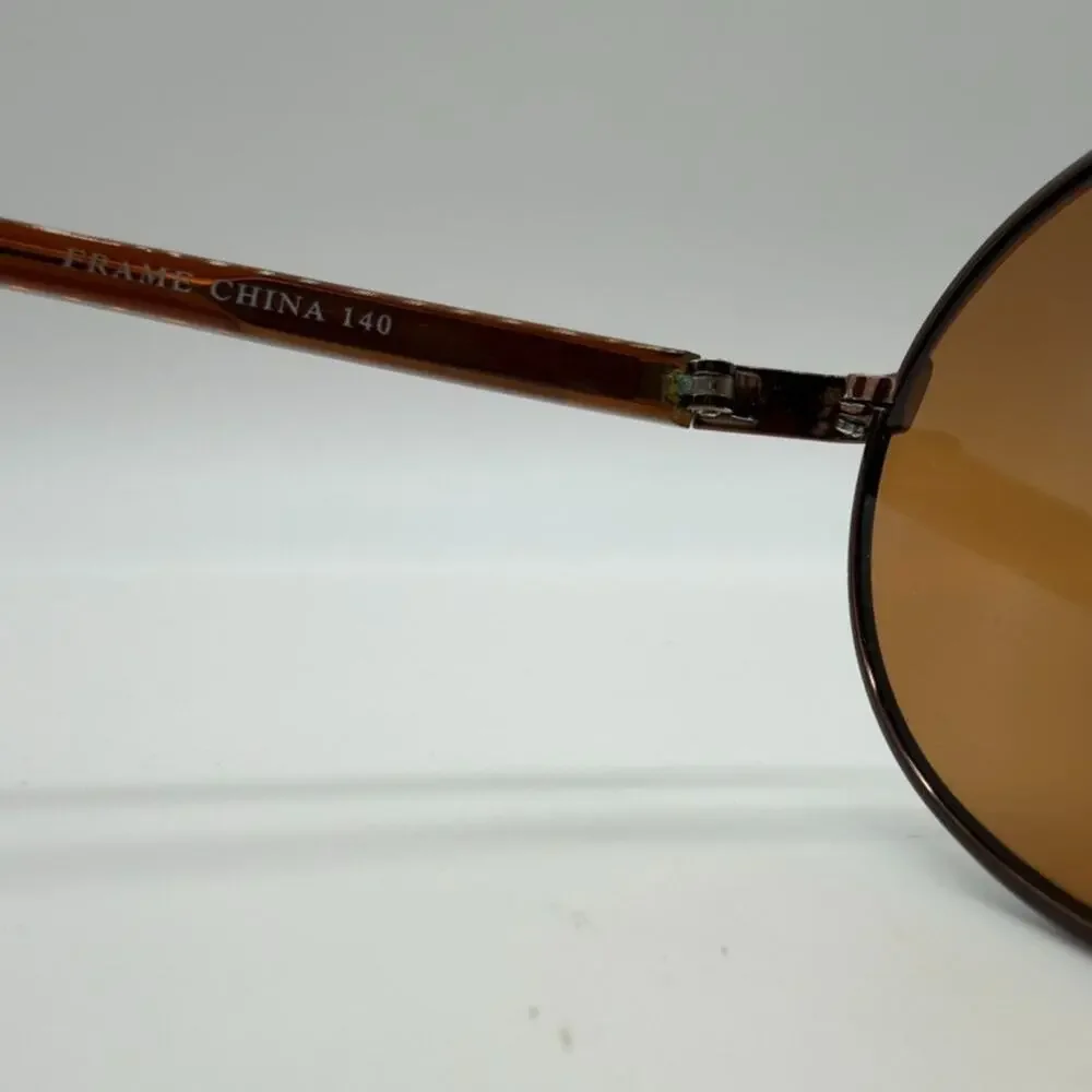 Capezio Shiny Copper Metal Oval Eyeglasses FRAME ONLY - Model 15 51-18-140